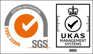 FSSC22000 with UKAS logo